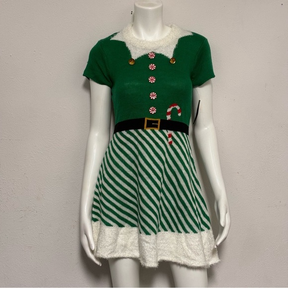 Juniors ELF SWEATER DRESS size M
7-9 NWT - Picture 1 of 7